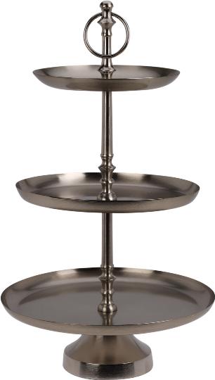 MÛANYAG KÍNÁLÓ 3 RÉSZES SILVER 517821