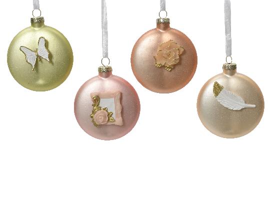 KARÁCSONYI FENYŐFA DÍSZ 9CM 070189