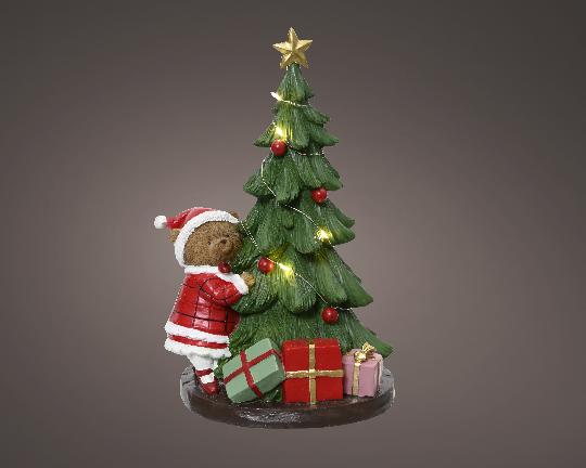 KARÁCSONYI LEDES FENYŐFA POLY 27,5CM GREEN 531339