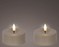 MÉCSES LEDES X2 TAUPE WARM WHITE 890538