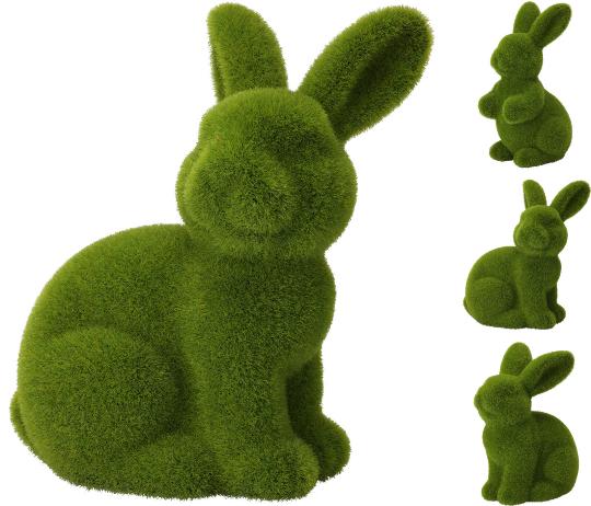 HÚSVÉTI NYUSZI FLOKKOLT 22CM 962972