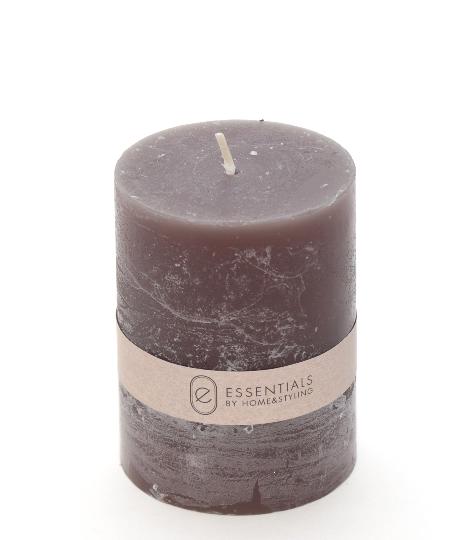 GYERTYA HENGER 6X8CM SÖTÉT SZÜRKÉSBARNA 042725