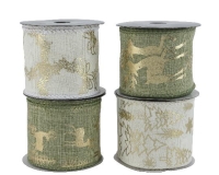 KARÁCSONYI SZALAG 6,3CMX2,7M 463444