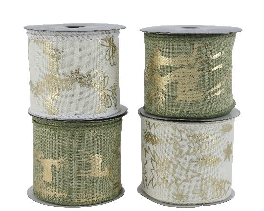 KARÁCSONYI SZALAG 6,3CMX2,7M 463444