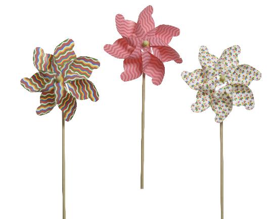 DEKOR SZÉLFORGÓ 110CM MIX 851597