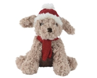 KARÁCSONYI PLÜSS KUTYA 20CM 582446