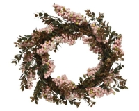 KARÁCSONYI AJTODISZ 40CM GLITTERES R.SZIN BOGYOS 534228