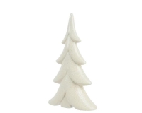 KARÁCSONYI KERÁMIA FENYÕ 23CM WHITE 600256