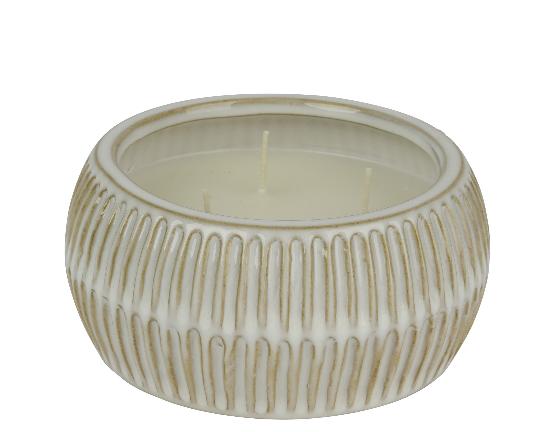 GYERTYA CITRONELLA PORCELÁN TÁLBAN 12CM 870639
