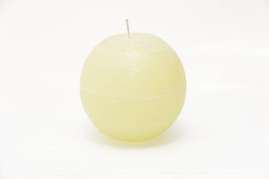 GYERTYA GOLYÓ 12CM KRÉM