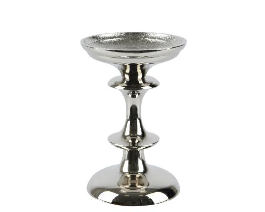 FÉM GYERTYATARTÓ 16 CM SILVER 524135