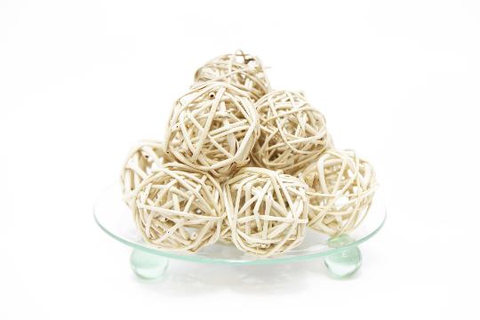 SZÁRAZ VESSZŐ LABDA 3CM FEHÉR