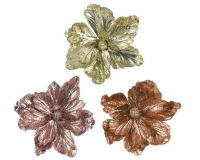KARÁCSONYI MAGNOLIAFEJ GLITTERES, CSIPESZES X1 733018