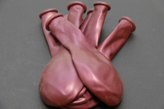 LÉGGÖMB 90MM METAL (10DB) BURGUNDY 52 BORDÓ