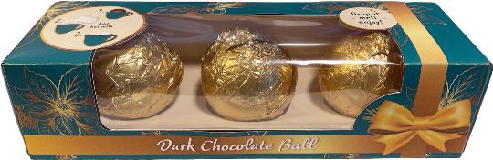 KARÁCSONYI CSOKOLÁDÉ LABDA X3 880096