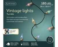 KARÁCSONYI ÉGŐSOR 180 LEDES VINTAGE LIGHTS MULTI I. 493276