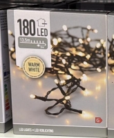 KARÁCSONYI ÉGŐSOR 180 LEDES WARM WHITE GREEN WIRE 506899