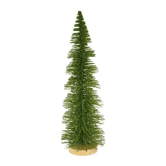 KARÁCSONYI FENYŐ FA TALPON 35,5CM ZÖLD DD69781