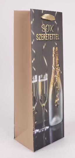 KARÁCSONYI DÍSZTASAK 12X36CM PEZSGŐS 370817