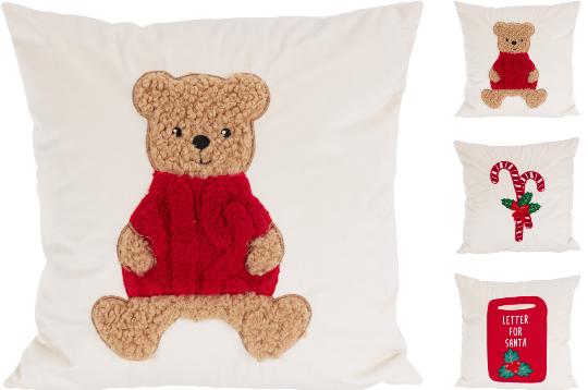 KARÁCSONYI PÁRNA 40X40CM MIX 520228