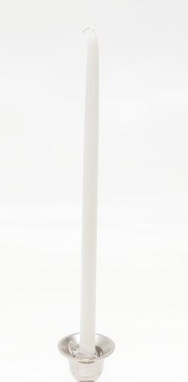 GYERTYA SZALMA NAGY 25CM FEHÉR