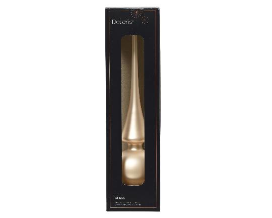 KARÁCSONYI CSUCS DISZ 26CM PEARL MATT 113129