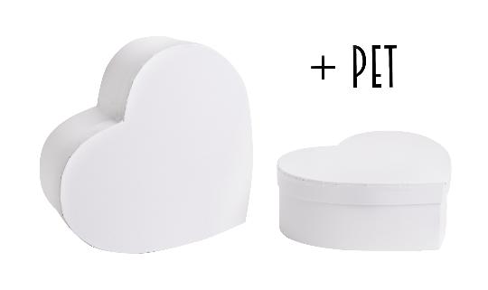 DÍSZDOBOZ SZÍV I. 391101 FEHÉR