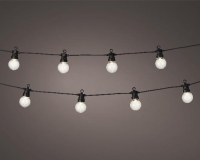 DEKOR LÁMPÁS FÜZÉR X20LED 9,5M BLACK/WARM WHITE 490100