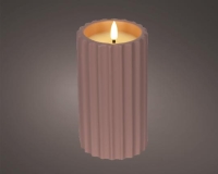 GYERTYA LEDES 15CM PINK 890591