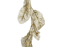 KARÁCSONYI LEVÉL GIRLAND 190CM GOLD 704865