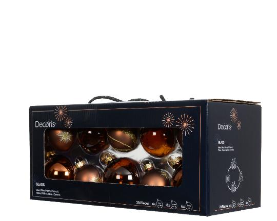 KARÁCSONYI GÖMB (20DB) ESPRESSO MIX 149611