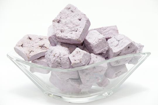 SZÁRAZ MEHOGANY SZELET FALFESTETT LILA