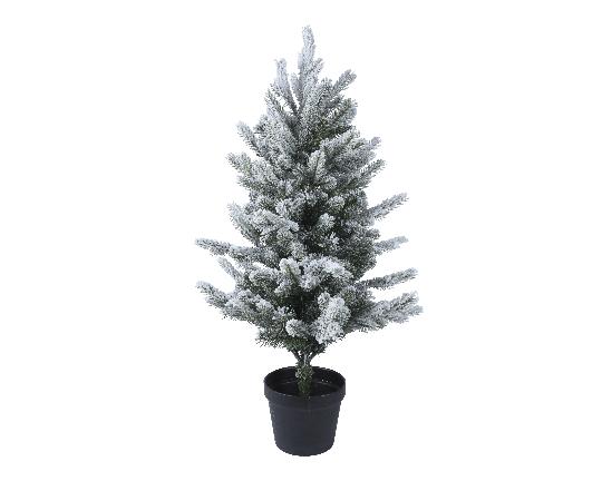 KARÁCSONYI MÛFENYŐFA 75CM CSERÉPBEN HAVAS 681145