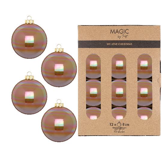 KARÁCSONYI GÖMB (12DB) 6CM DAZZLING SESAME 14410P812