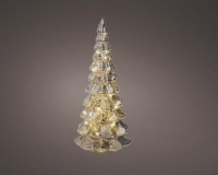 KARÁCSONYI LEDES FENYŐ WHITE GOLD 35CM ELEMES 489484